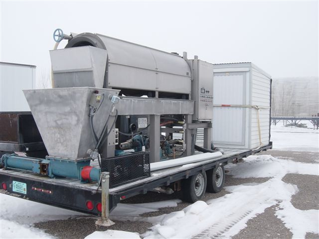 Mobile Rotary Drum Thickener of our Design / Manufacture